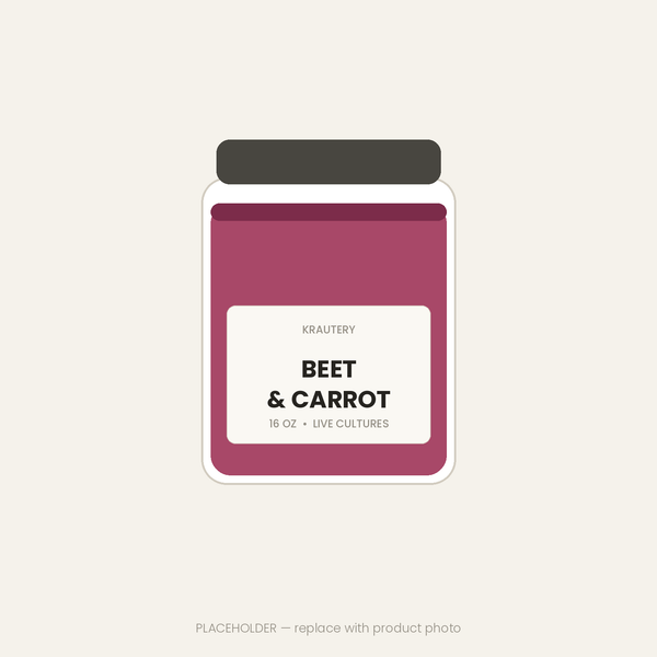 Beet & Carrot Sauerkraut