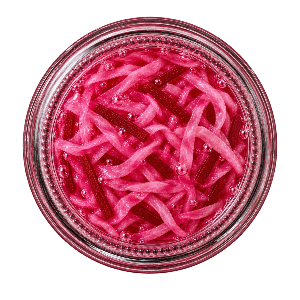 Beet Sauerkraut — open jar