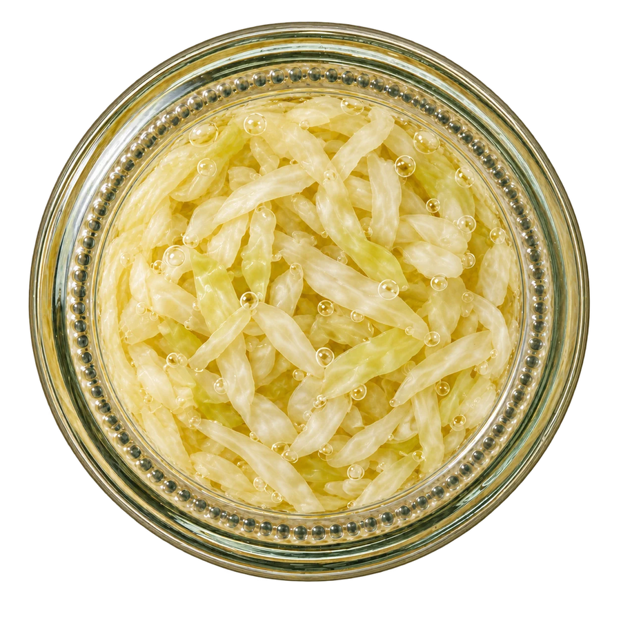 Classic Sauerkraut — open jar